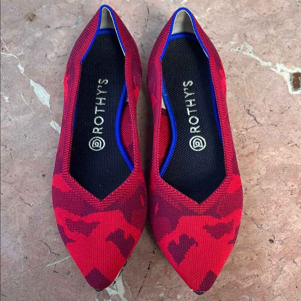 Rothy's Women's Red Flats